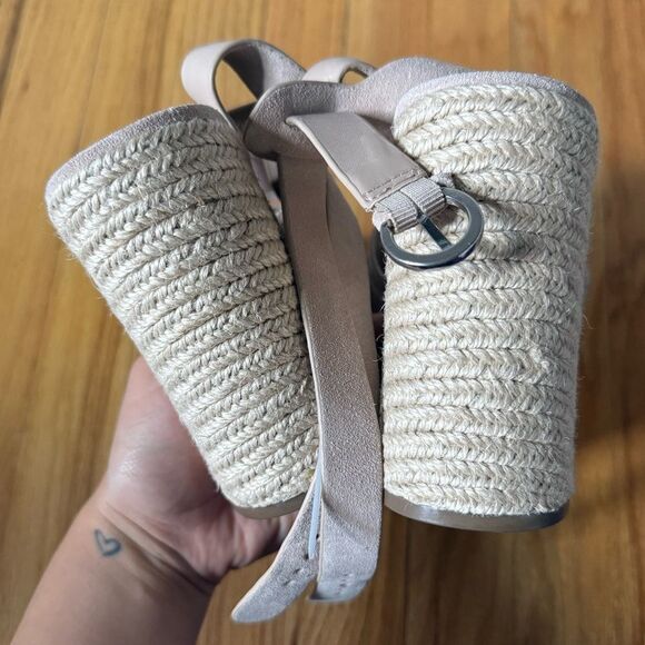 Marc Fisher Ltd | Oaten Ankle Strap Espadrille Platform Wedge Sandals - Picture 6 of 6